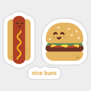 Nice Buns Sticker